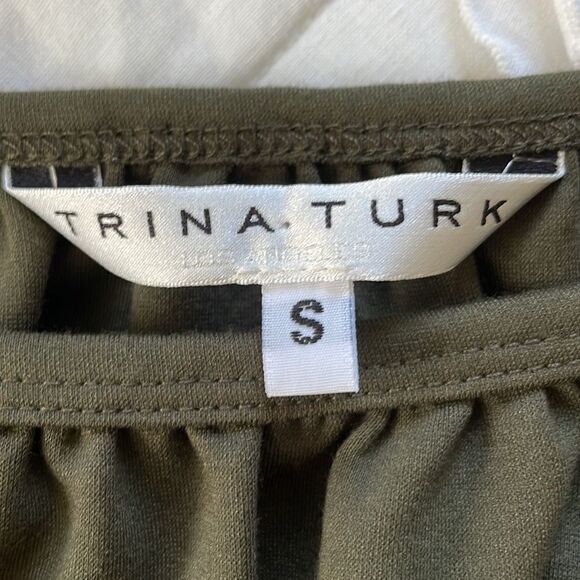 Trina Turk Green Slouchy Dress - Picture 4 of 5